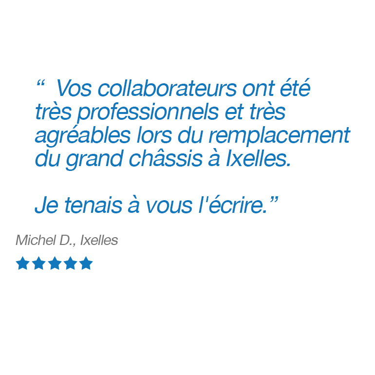 Windowseco : Témoignage client - Michel D. à Ixelles